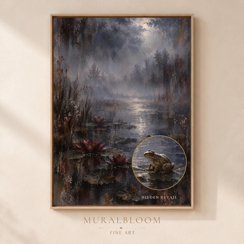 Misty Pond printable wall art