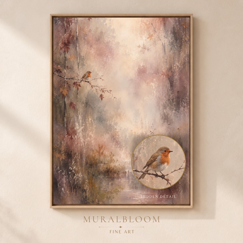 Misty Forest printable wall art