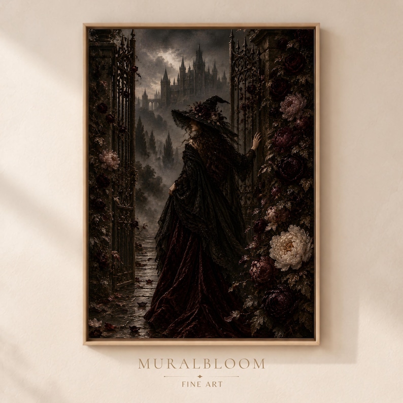 Gothic Witch printable wall art