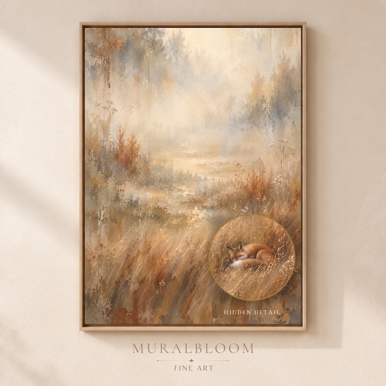 The Sleeping Fox printable wall art