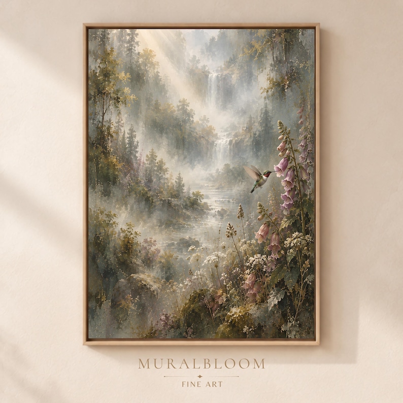 Hidden Hummingbird printable wall art