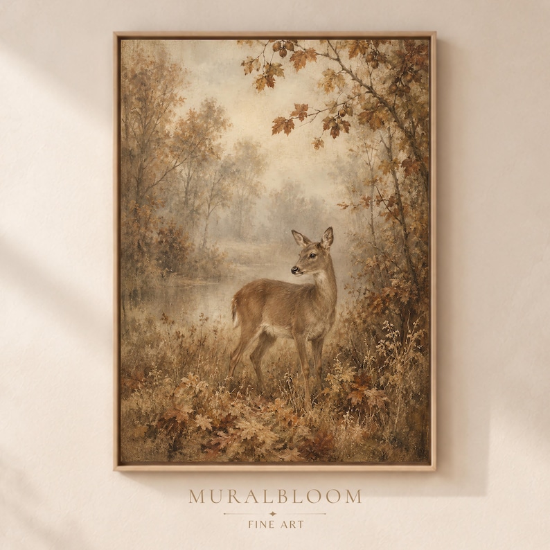 Autumn Deer printable wall art