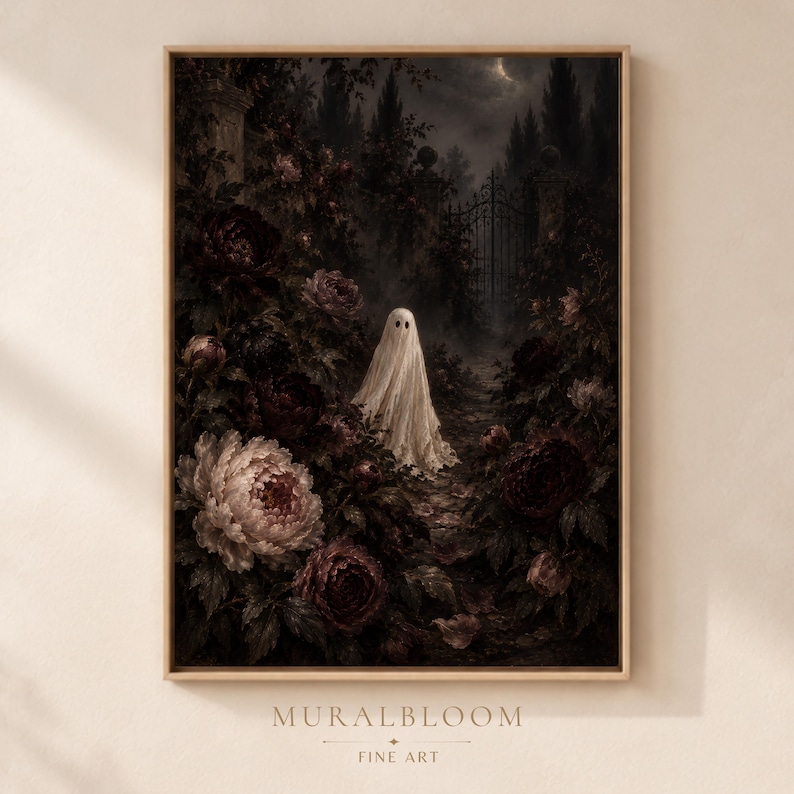 Ghost Garden printable wall art