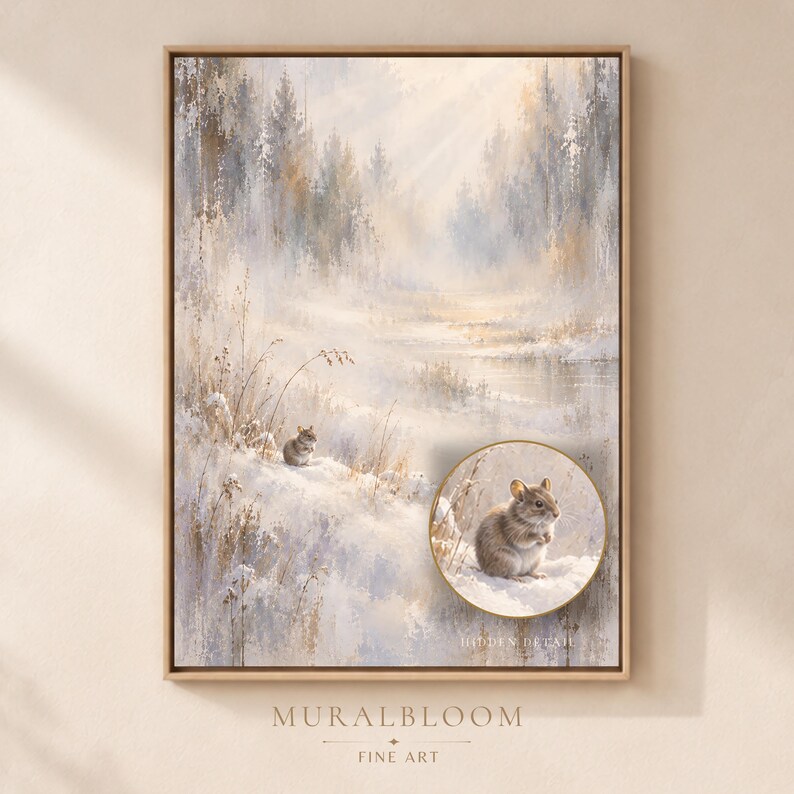 Winter Forest printable wall art