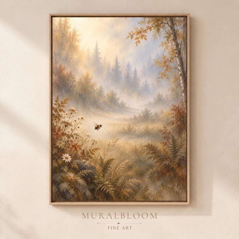 Golden Forest printable wall art