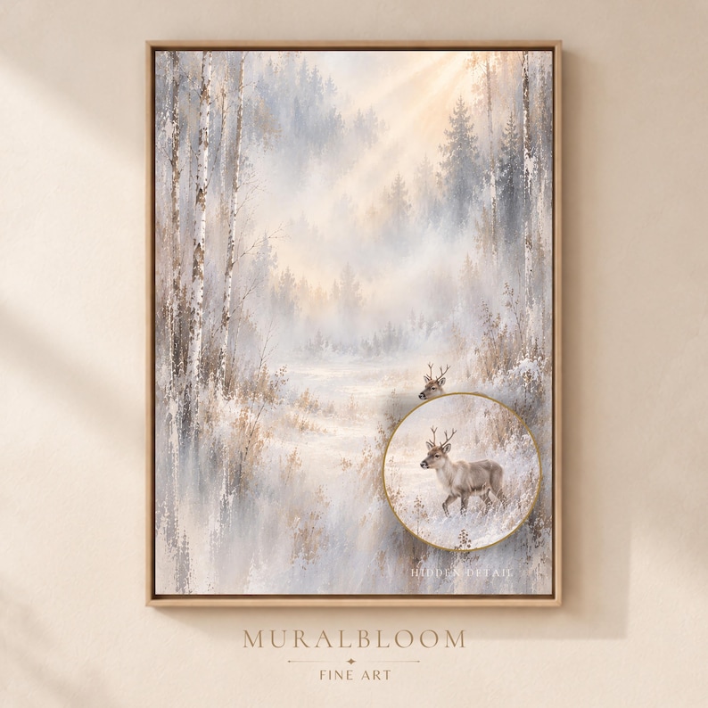 Winter Forest printable wall art