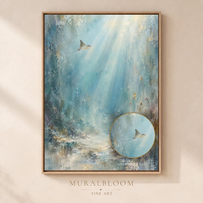 Hidden Stingray printable wall art
