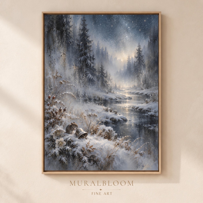 Winter Forest printable wall art