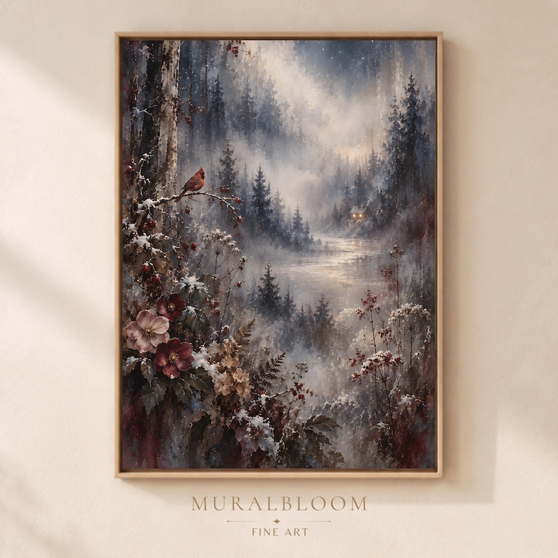 Winter Forest printable wall art