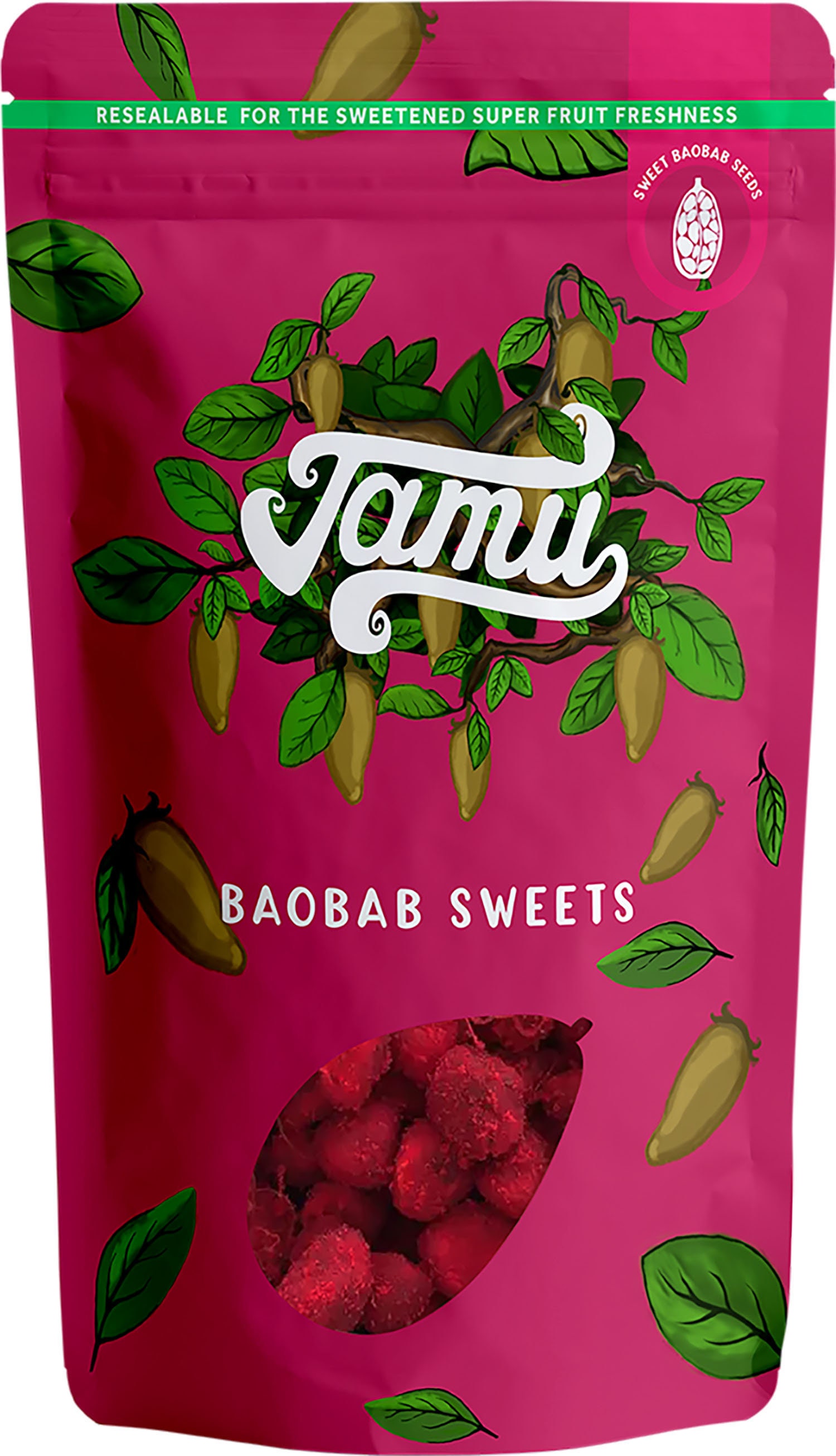 Vtamu Baobab Sweets ( Mabuyu / Ubuyu ) (Vanilla Flavoured)