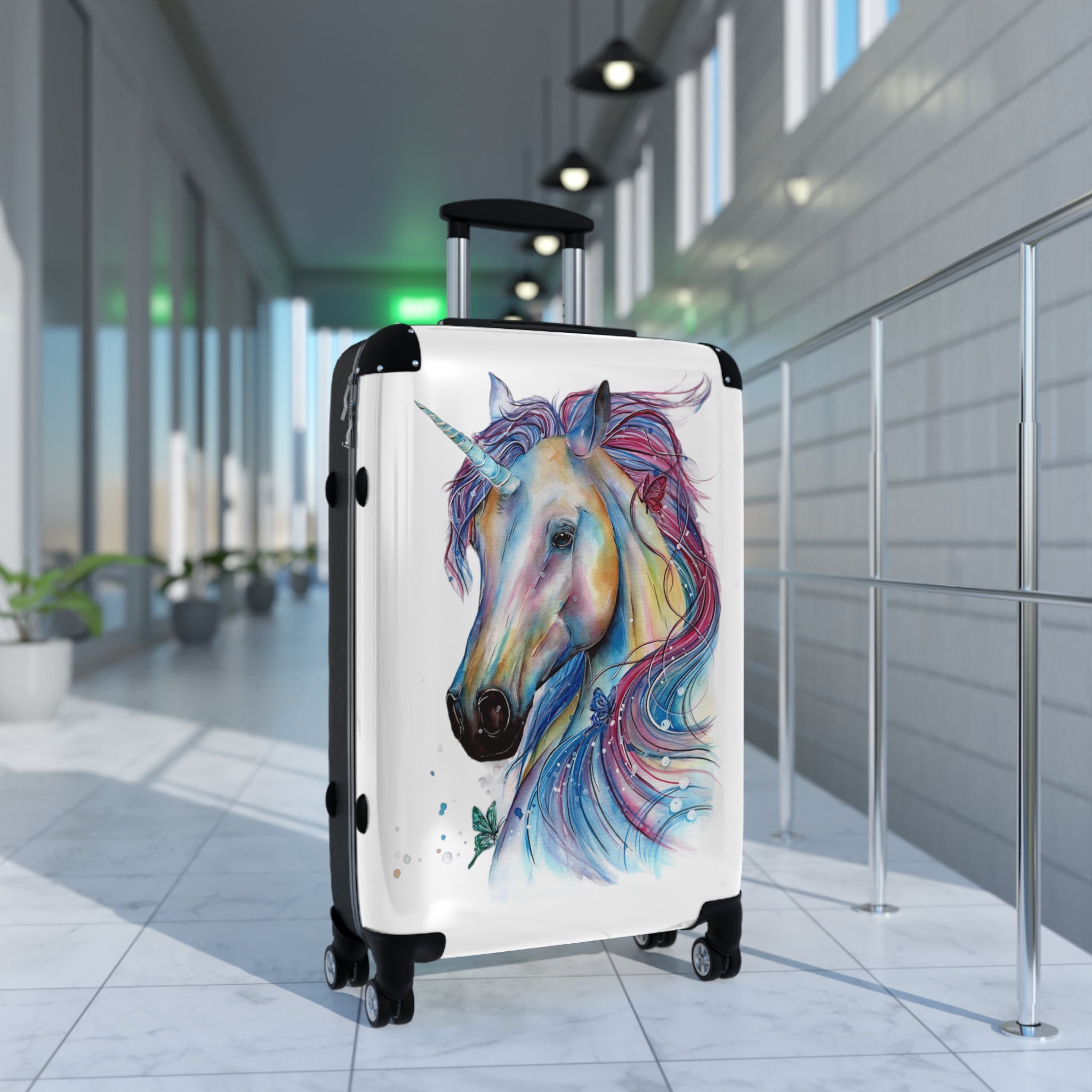 Cute Unicorn Vacation Suitcase