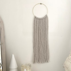 Minimalist Wall Hanging, Minimalist Home Decor, Boho Wall Hanging, Bohemian Wall Decor, Macrame Wall Art
