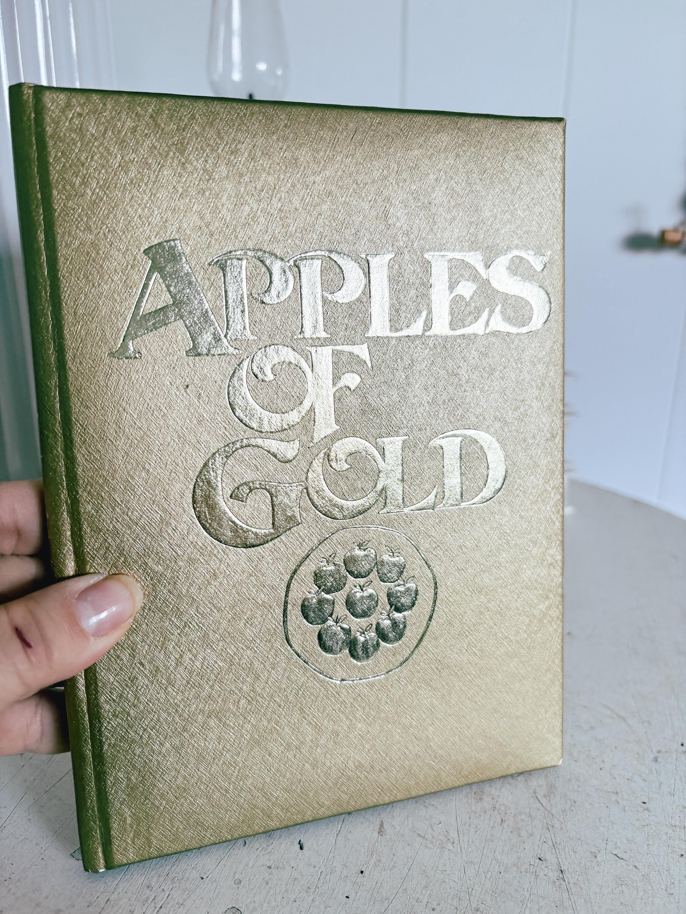 Vintage Apples of Gold Book Hardback Antique Book, Antique