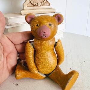 Antique Ceramic Bear - Etsy