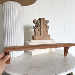 Wood Shelf, Vintage Wall Decor wooden trinket shelf, wall hanging long shelf wall decor, display shelf, primitive Home Decor
