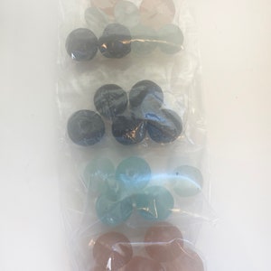 Sea Glass Beads, You Pick Color Large seaglass, Large Glass Beads, 24mm beads, Recycled Glass Beads, African Glass Beads, Fair Trade Beads