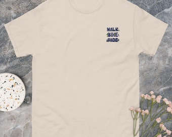 Camiseta Urbanista Caminar Andar en Bicicleta / Transporte Público, Ciclismo, Diseño de Bicicletas, Planificación Urbana, Activismo Caminable, Arquitectura, Calles Habitables