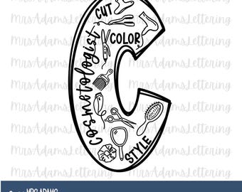 Cosmetologist SVG, Hair Stylist Svg, Cosmetology Svg