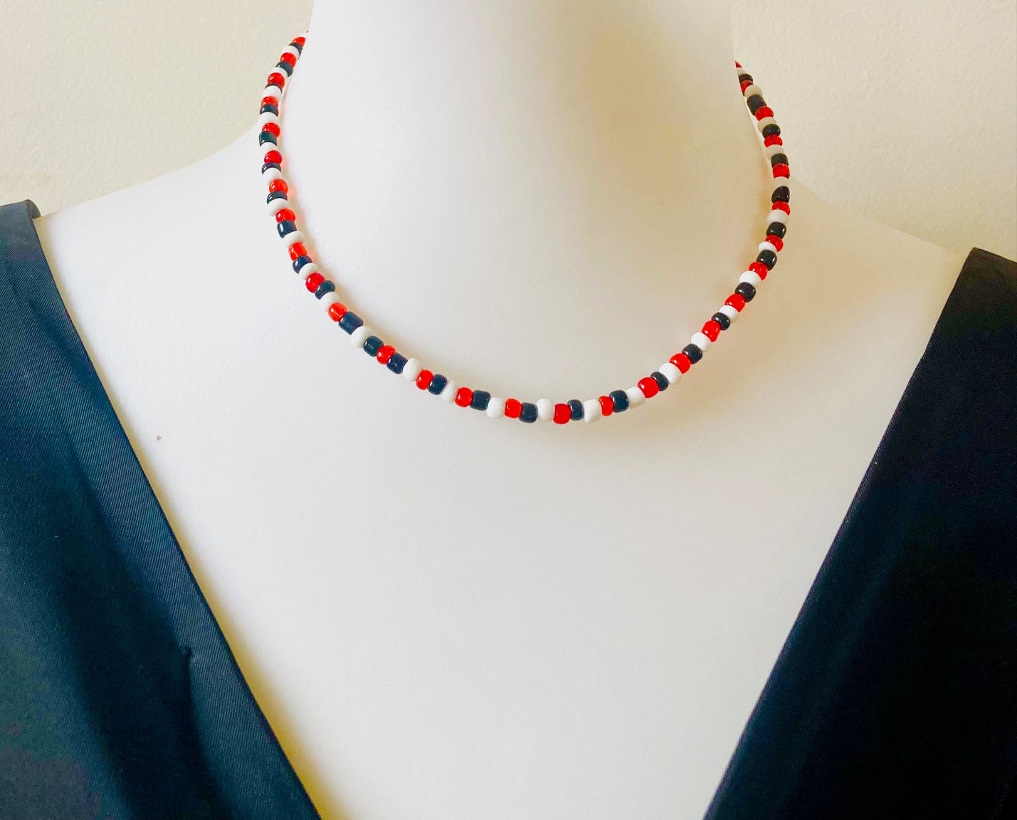 Multicolor - Miniature Handpainted Wooden Necklace Set With Beads