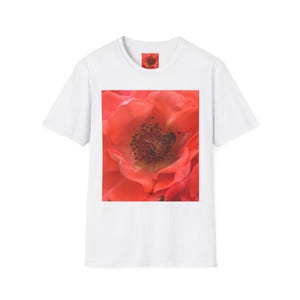 Rose Blossom Soft T-Shirt, Floral Graphic Tee, Unisex Tee Gift, Flower Print Shirt, Rose Lover Apparel