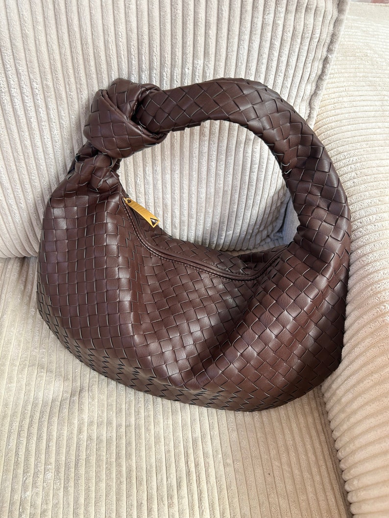 Woven style knot bag for women, designer inspired jodie bag bottega veneta, Woven Knot Bag Designer Inspired Shoulder Bag for Women Tote Woven Knot Bag Designer Dupe Knot Jodie Bag Large Shoulder Dumpling Bag Women Gift for her wedding gift ideas