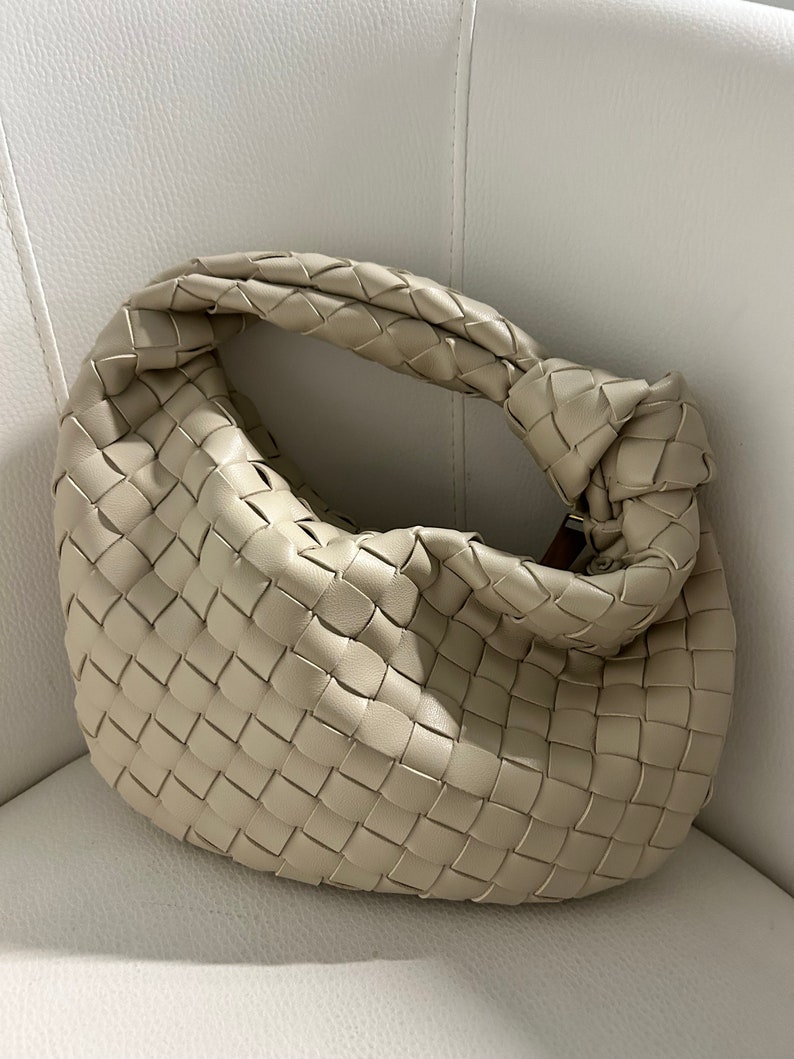 Woven Style Knot Clutch Bag Interwoven Dumpling Bag Women Small Designer Clutch Bag Interwoven Style Knot Clutch - Interwoven Dumpling Bag- Women Small Party Clutch - Chic Boho Purse for Women - Luxury Bag - Perfect Birthday Gift