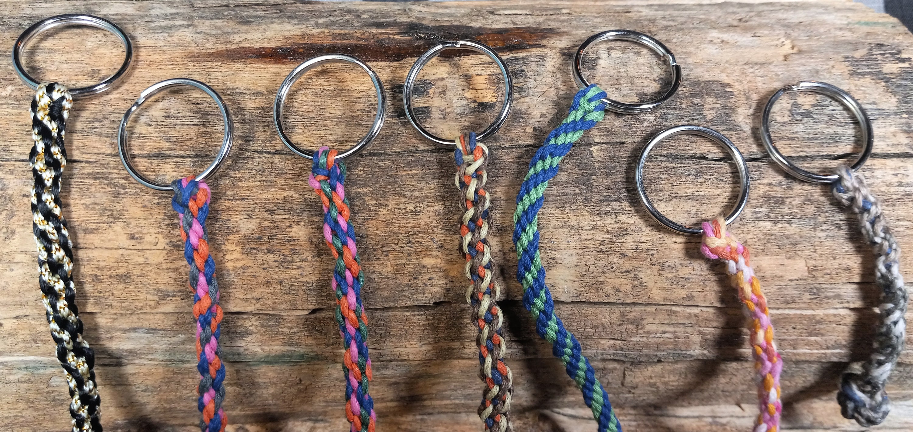 Friendship Style Bracelet Keychain Set