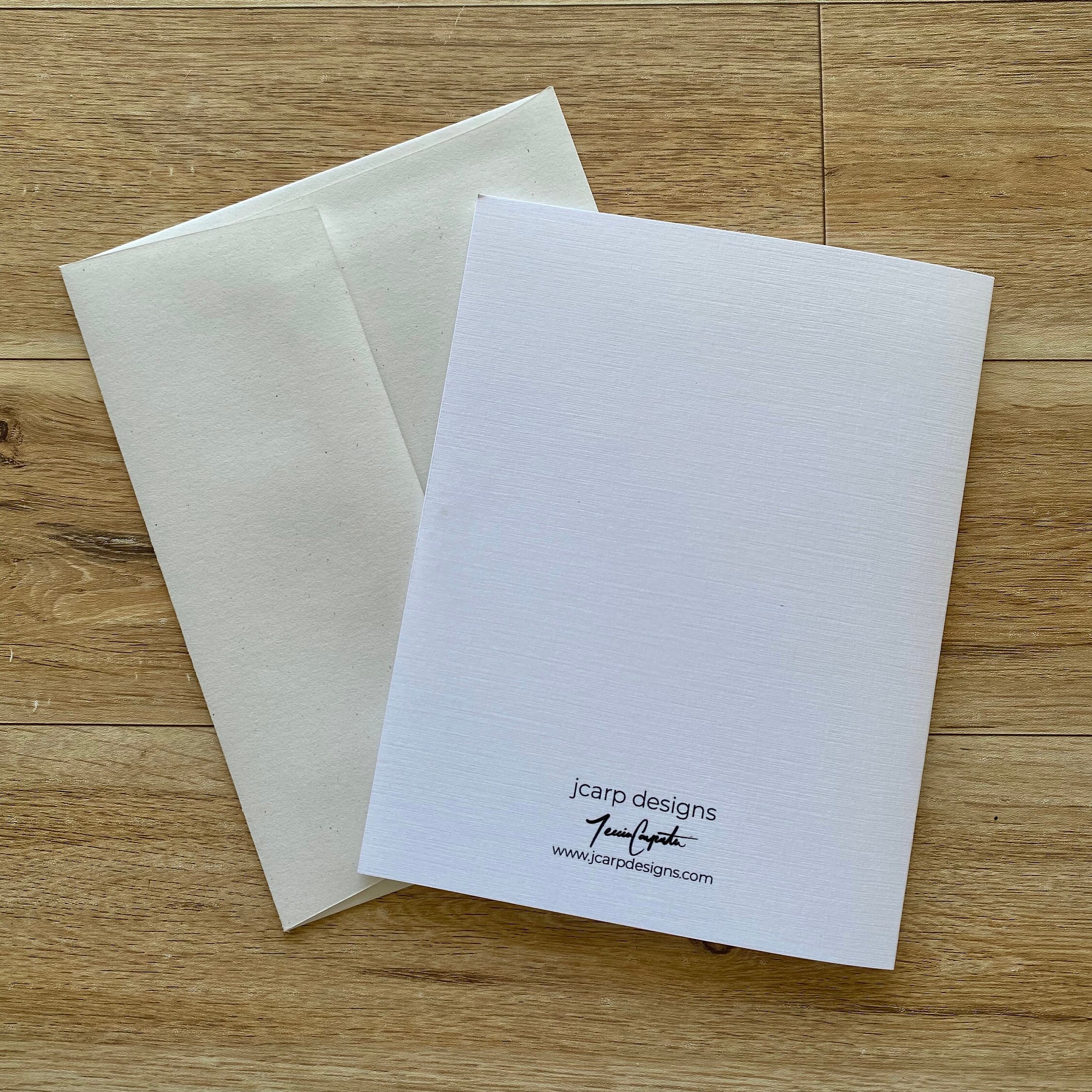 Minimal Blank Sand Dollar Greeting Card With Envelope, Black and White Stationery Set, Minimal