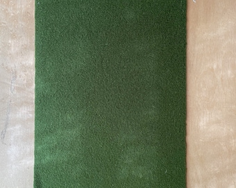 tapijt 6,5 x 11,5 inch poppenhuistapijt bosgroen geweven omkeerbare wol handgemaakt met franjes
