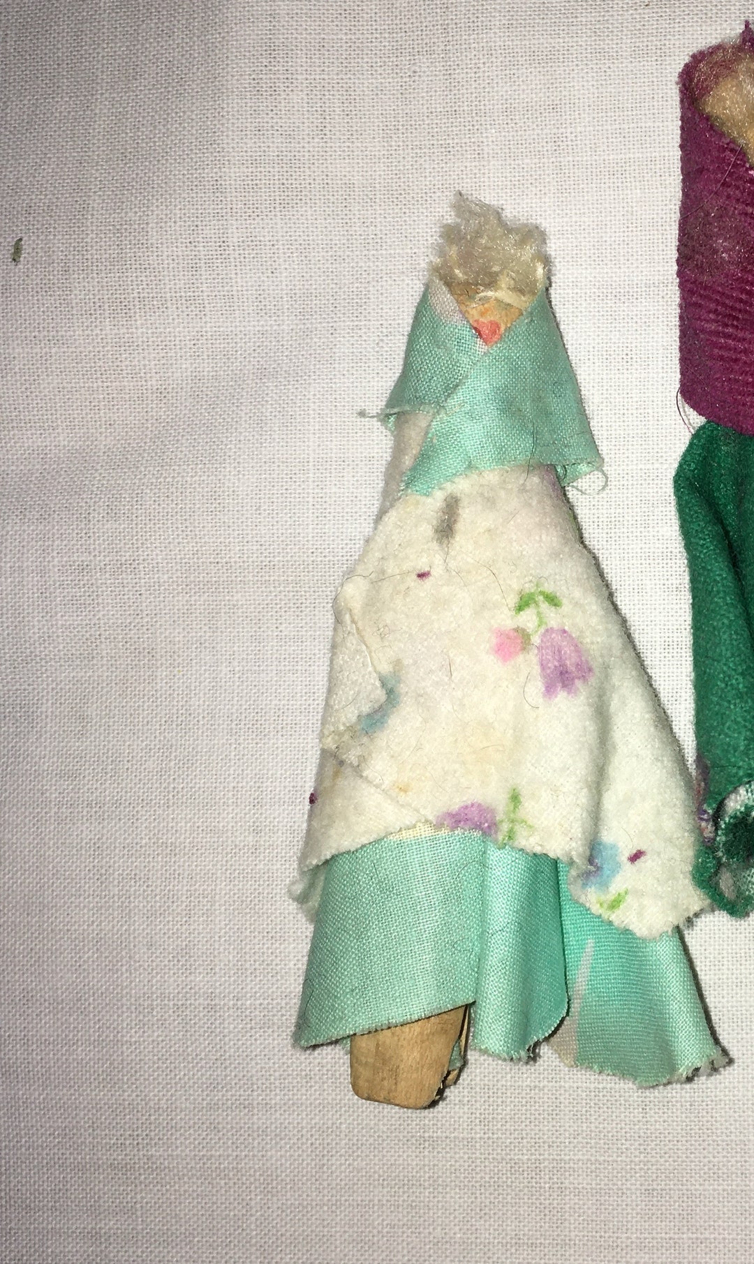 Vintage Clothespin Doll Handmade by Appalachian Child 4 Etsy