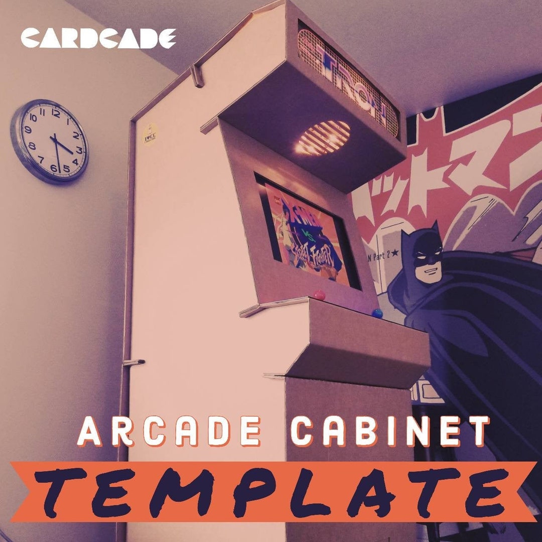 Arcade Shell Template Arcade Cabinet Template - Etsy