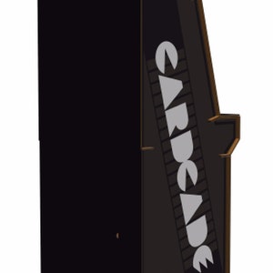 Arcade Cabinet Template - Etsy