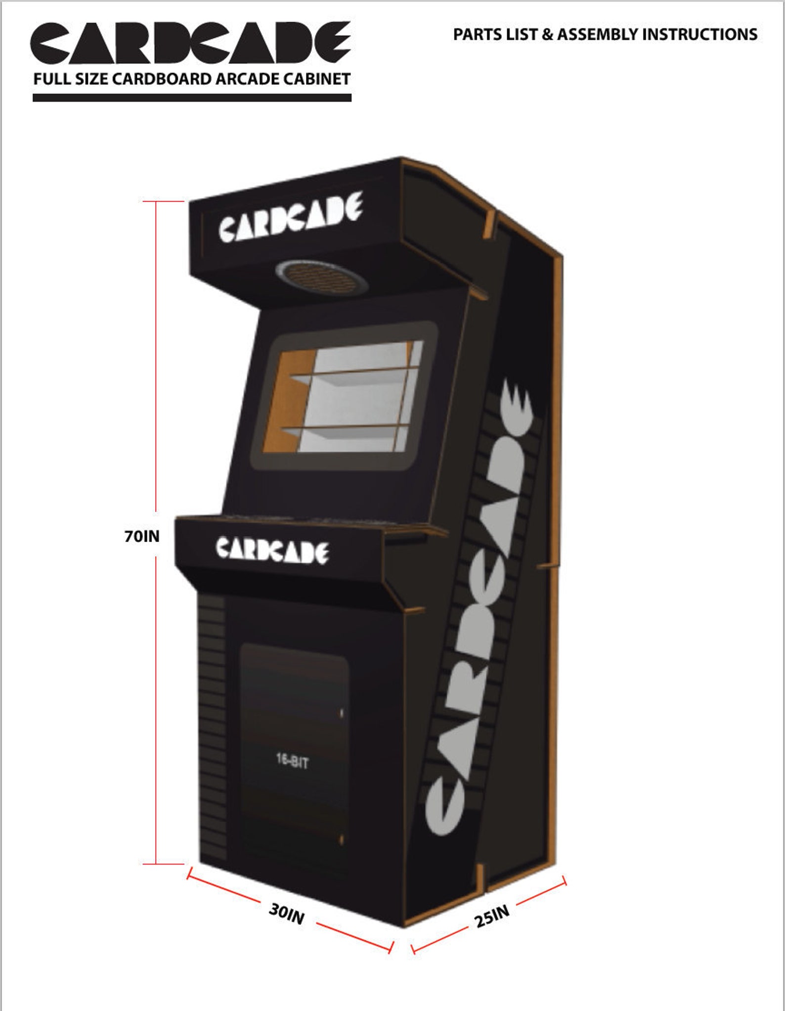 Arcade Template Etsy Arcade Template Etsy