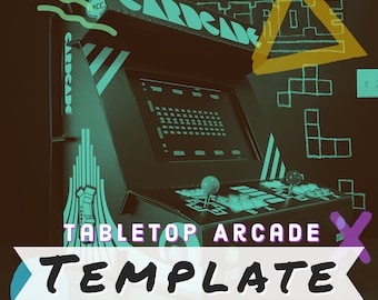 Tabletop Bartop Arcade Template