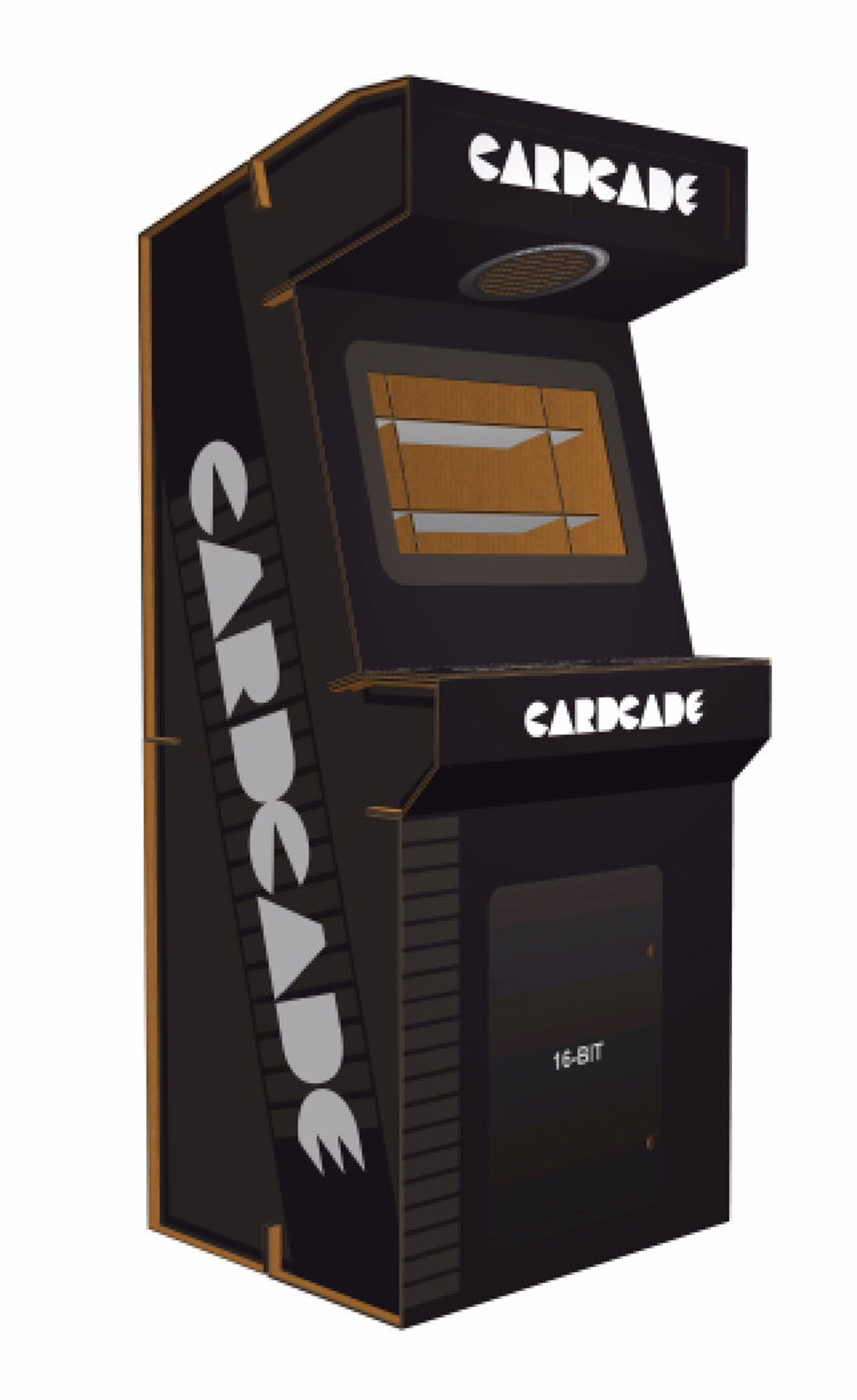 Arcade Cabinet Template Etsy arcade-cabinet-template-etsy