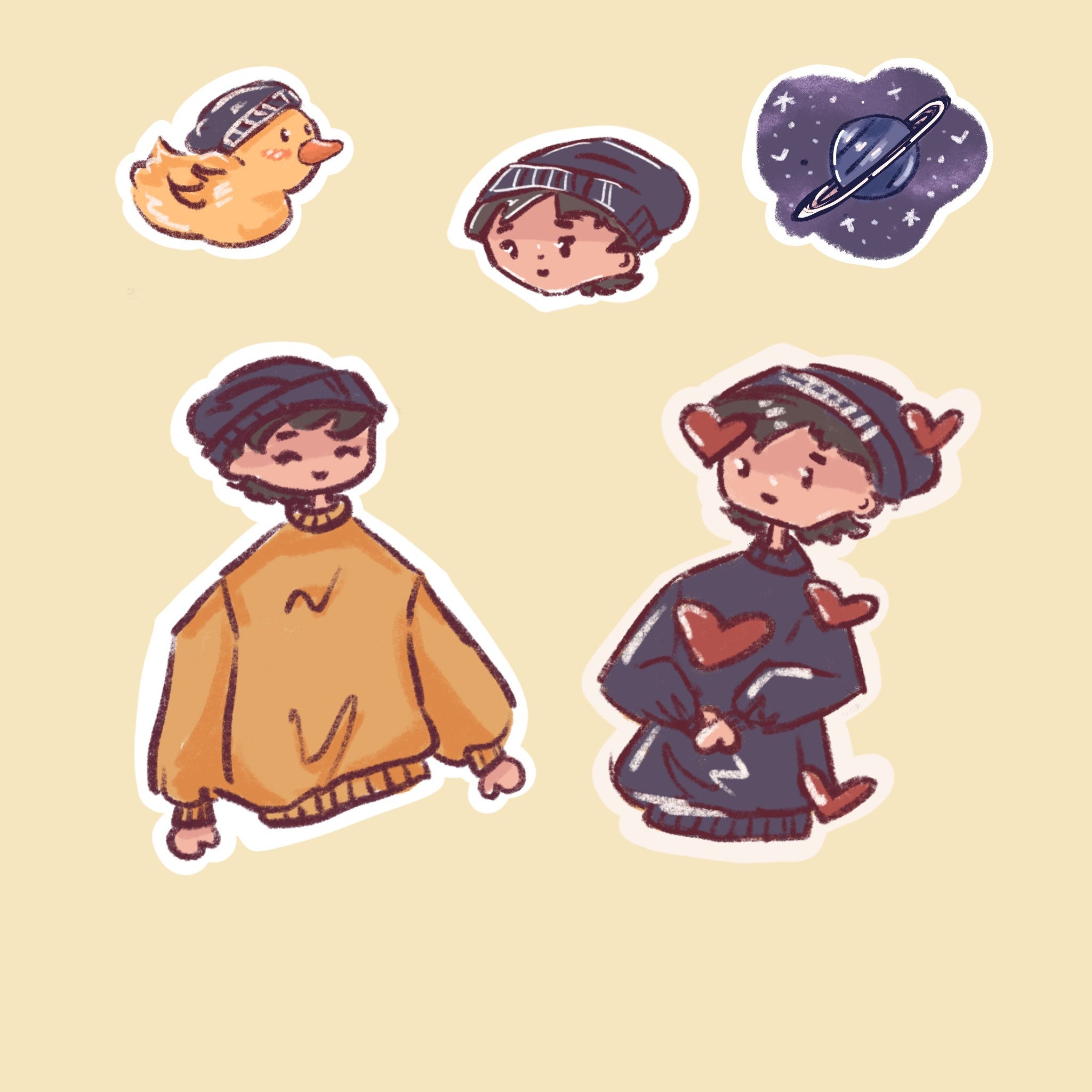 Quackity Sticker Pack Etsy Australia