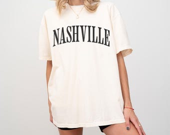 Nashville comfort colors T-Shirt Soft Cotton Tennessee Tee Nashville shirt