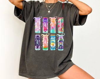 Camiseta divertida con meme de la bebida energética Comfort Colors, camiseta para mujer, regalo para novia, camiseta divertida, Día de la Madre, regalo para mamá