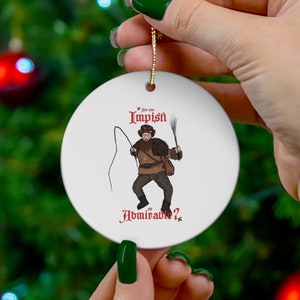 Impish Or Admirable The Office Dwight Schrute Belsnickel Ceramic Ornaments