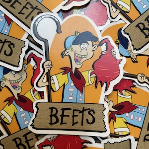 Ed Edd n Eddy Rolfe Beets 90s cartoon Die Cut Vinyl Sticker