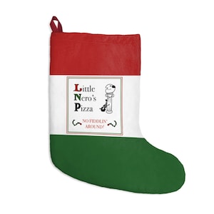 Allein zu Hause kleine Nero Pizza Weihnachtsstrümpfe