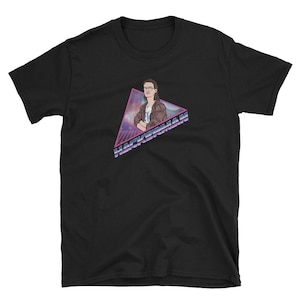 Kung Fury, Hackerman, Retro, 80s style, Gildan 64000 Unisex Softstyle T-Shirt with Tear Away Label image 2