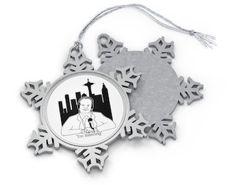 1960年代のフロック加工の踊るサンタクロース - 9インチのハッピー