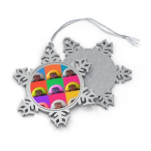 Always Sunny in Philadelphia Danny Devito Derivative Pewter Snowflake Ornament