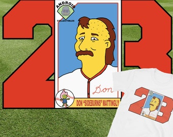 Simpsons Don Mattingly Sideburns You're Off The Team Short-Sleeve Unisex T-Shirt
