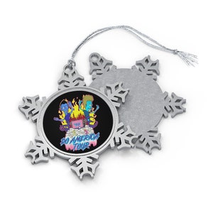 Beavis and Butthead Do America Tour Pewter Snowflake Ornament