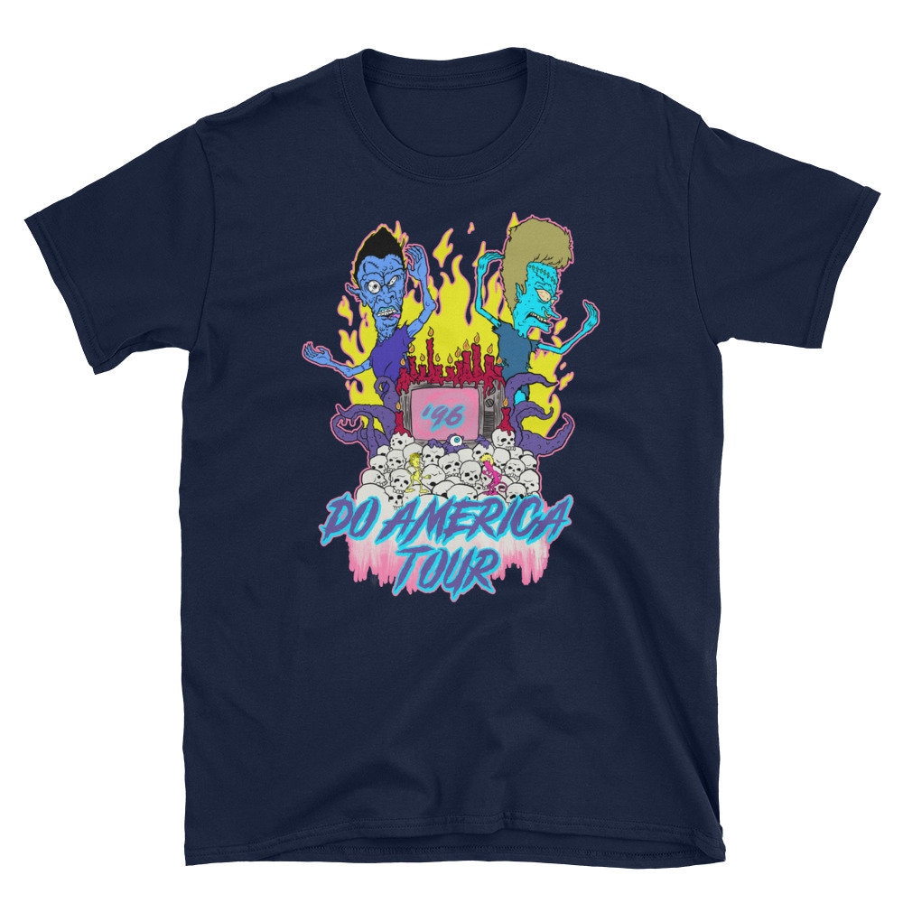 BEAVIS & BUTT-HEAD x ROB ZOMBIE tシャツ XL 90s Vintage Beavis and Butthead X Rob Zombie Shirt Long