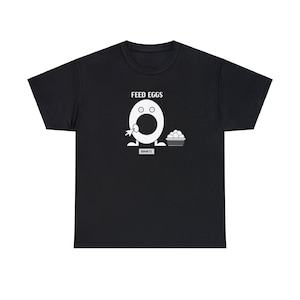 Ich denke, Sie sollten Feed Eier ITYSL Tim Robinson Meme Unisex aus schwerer Baumwolle T-Shirt verlassen