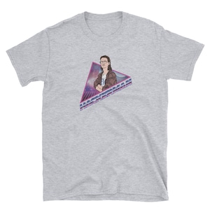 Kung Fury, Hackerman, Retro, 80s style, Gildan 64000 Unisex Softstyle T-Shirt with Tear Away Label image 5