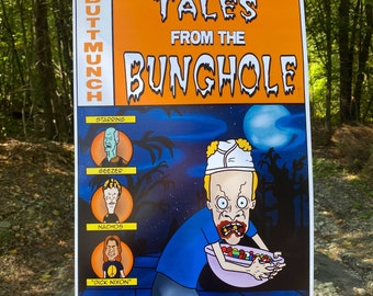 Beavis and Butt-Head "Tales from the Bunghole" Cornholio 90s Kid MTV Halloween Deluxe Poster